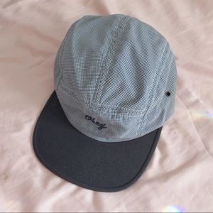 Obey Blue gingham Cap